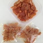ワンコのおやつに鶏ささみジャーキーを作りました。