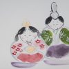 お雛さま　色紙とはがき絵のレッスン